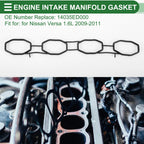 Engine Intake Manifold Gasket for Nissan Versa 1.6L (2009–2011) No. 14035ED000