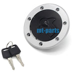 Fuel Gas Tank Cap Cover Keys for Kawasaki ZR750 ZR-7S (2001–2005) / ZZR400 (1990–2006)