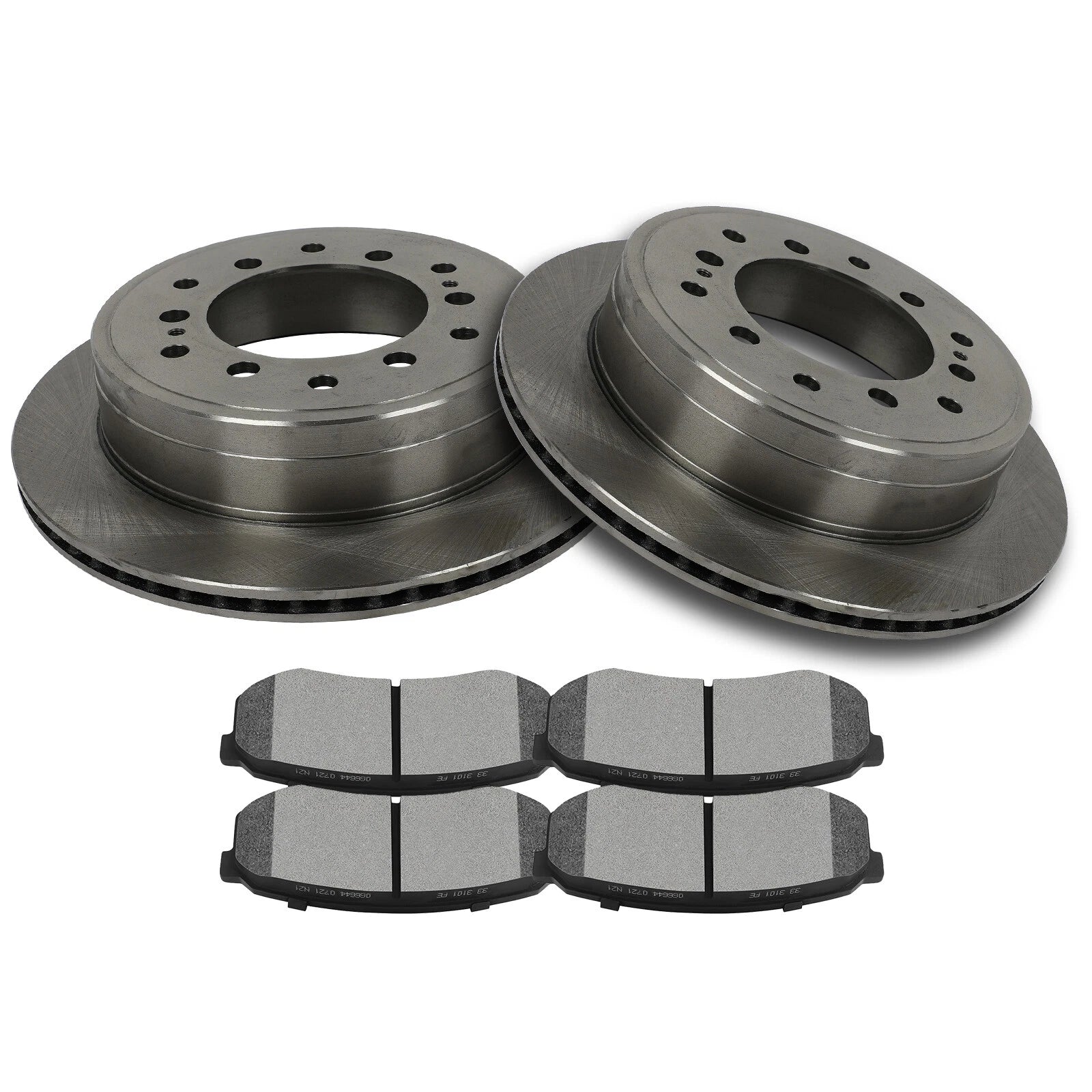 Rear Brake Rotor Ceramic Pad for Toyota 4Runner, FJ Cruiser, Lexus GX460