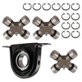 Rear Driveshaft Center Bearing + U Joint Kit for Ford F250 F350 (1999–2010)
