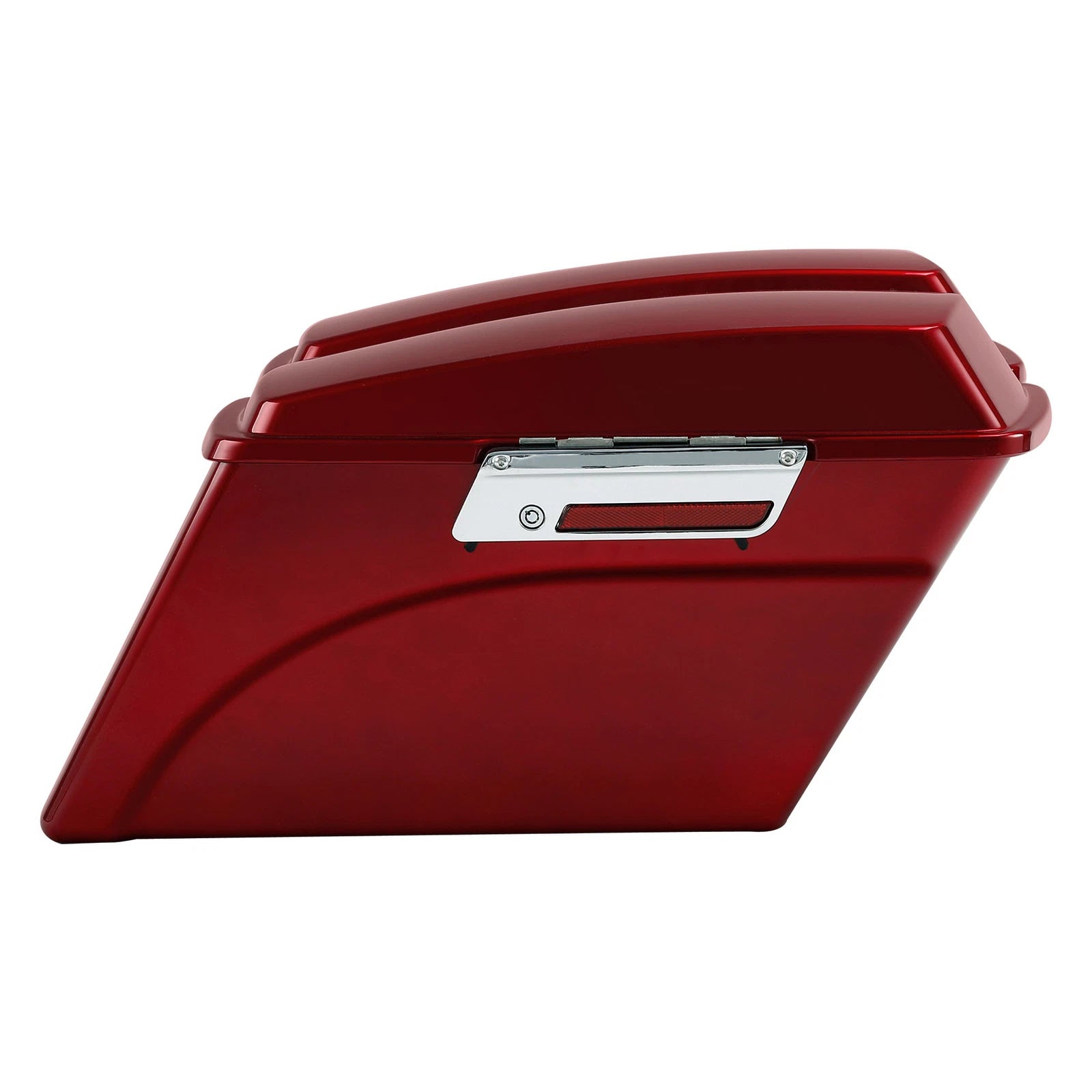 Red Hard Saddlebags & Conversion Bracket for Harley Davidson Softail FLST (1984–2017)