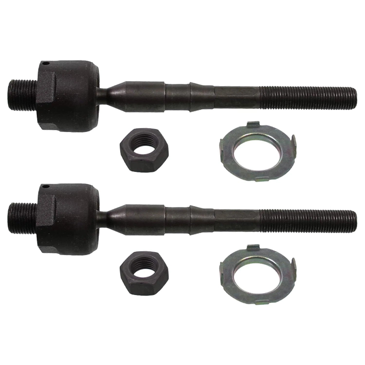 Set of 2 Front Inner Steering Tie Rod Ends for Ford Fusion, Milan, MKZ, Zephyr (2006–2012)
