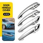 Set of 4 Chrome Exterior Door Handle Covers for Hyundai Tucson (2016–2021)