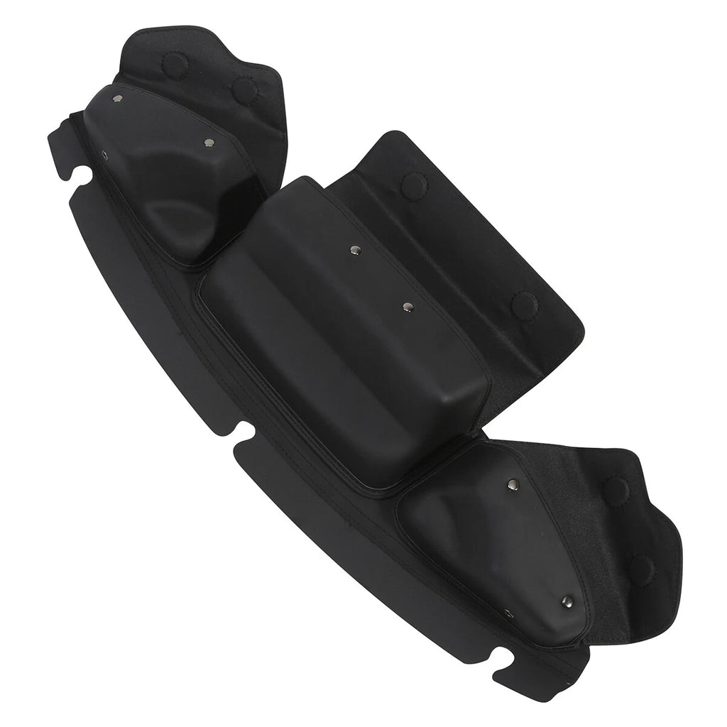 3 Pocket Windshield Bag Pouch for Harley Touring Electra Tri Glide (2014–2024)