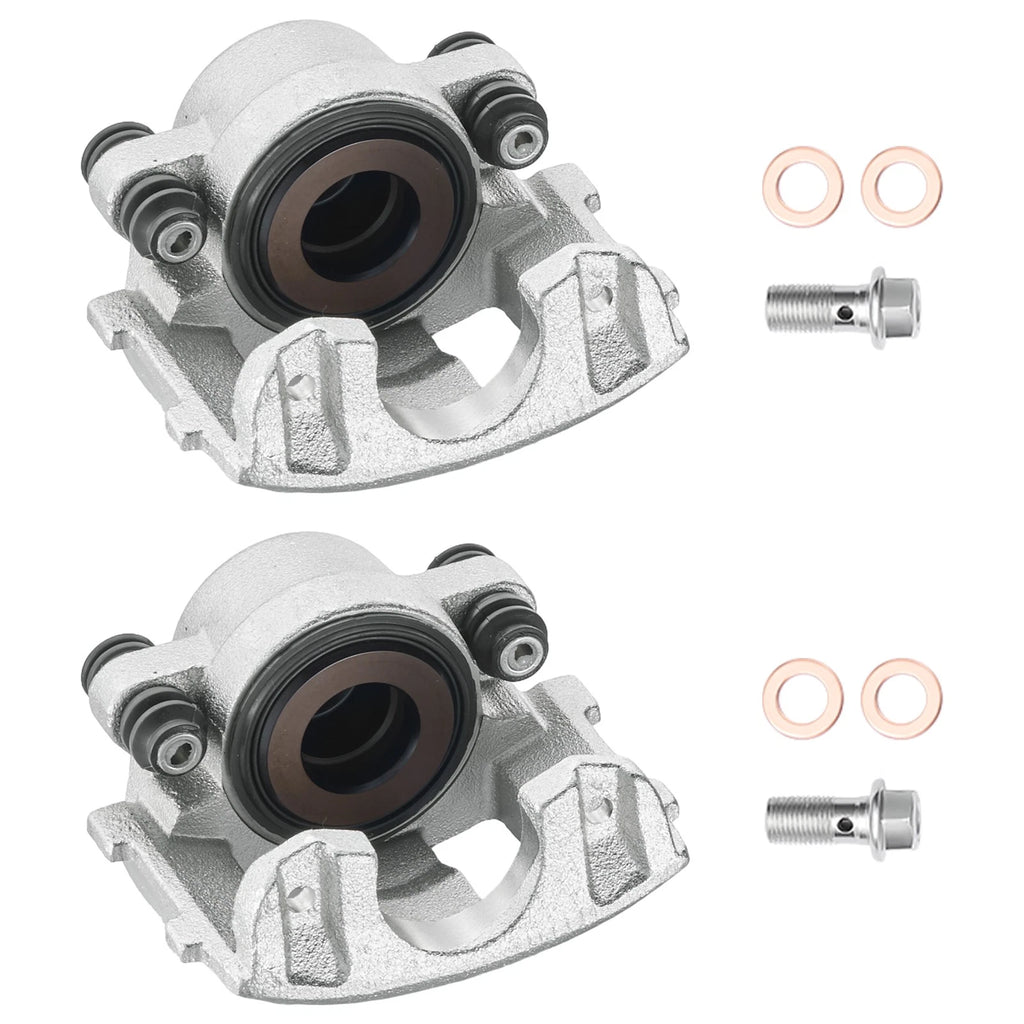 Set of 2 Front Left Right Brake Calipers for Jeep Wrangler TJ (1990–2006) Cherokee XJ