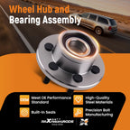 2X Front Wheel Hub & Bearing Assembly for Dodge Dakota Durango (1997–2004) 515032