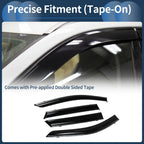 Window Deflectors for Hyundai Tucson Side Window Vent Visors Black 2021