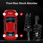 Set of 4 Complete Struts Shocks Coil Spring for Toyota Camry Solara (2004–2006)