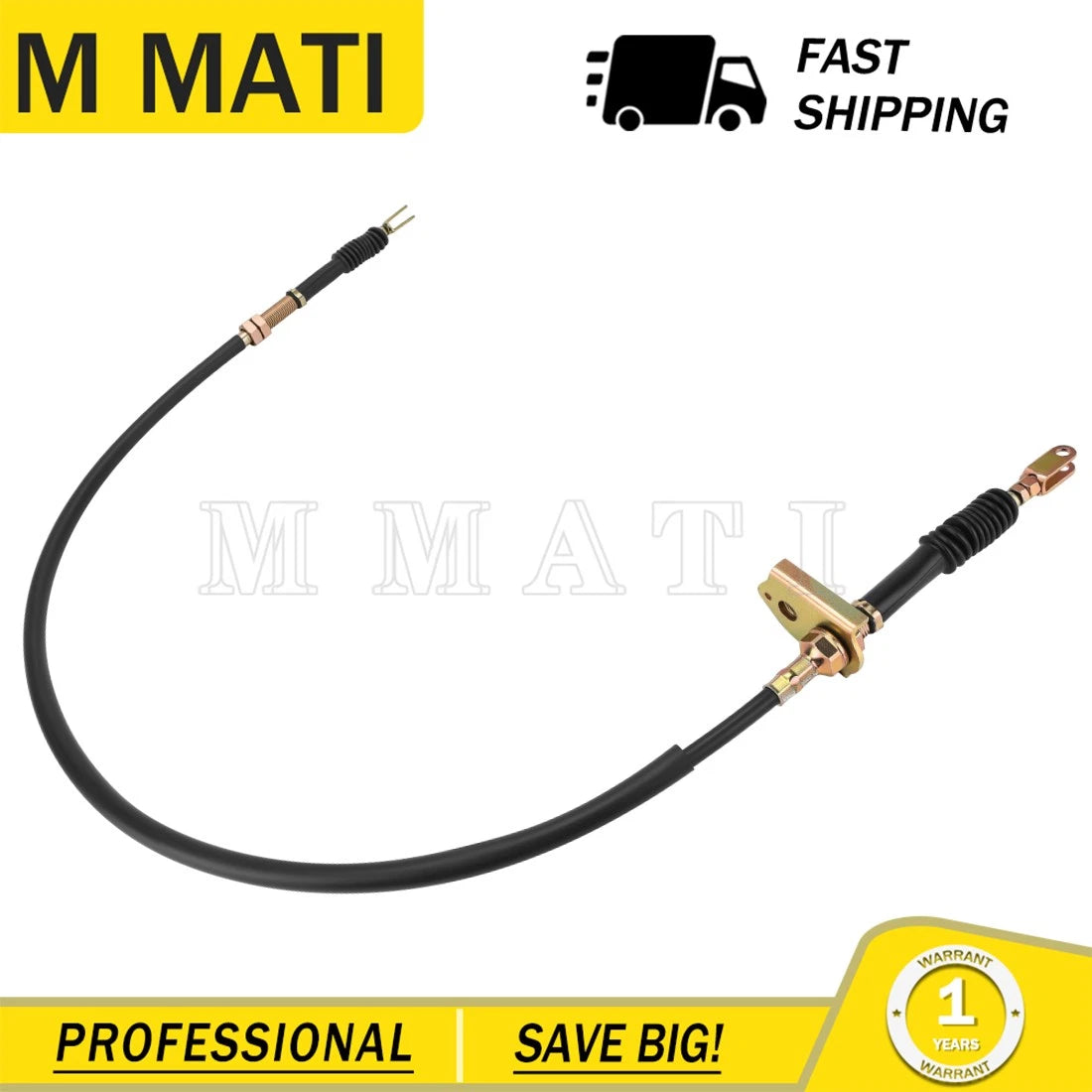 Reverse Lever Cable for Yamaha Big Bear 4WD YFM350 (1987–1993) 2HR-2637F-00-00