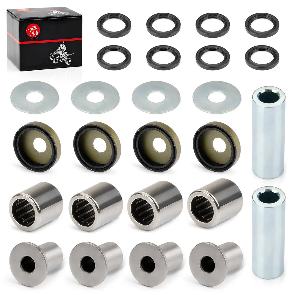 Front Upper + Lower A-Arm Bushing Oil Seal Kit for Arctic Cat 400 DVX (2004–2008)