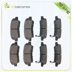 Front and Rear Brake Pads for Hyundai Elantra (2011–2012)