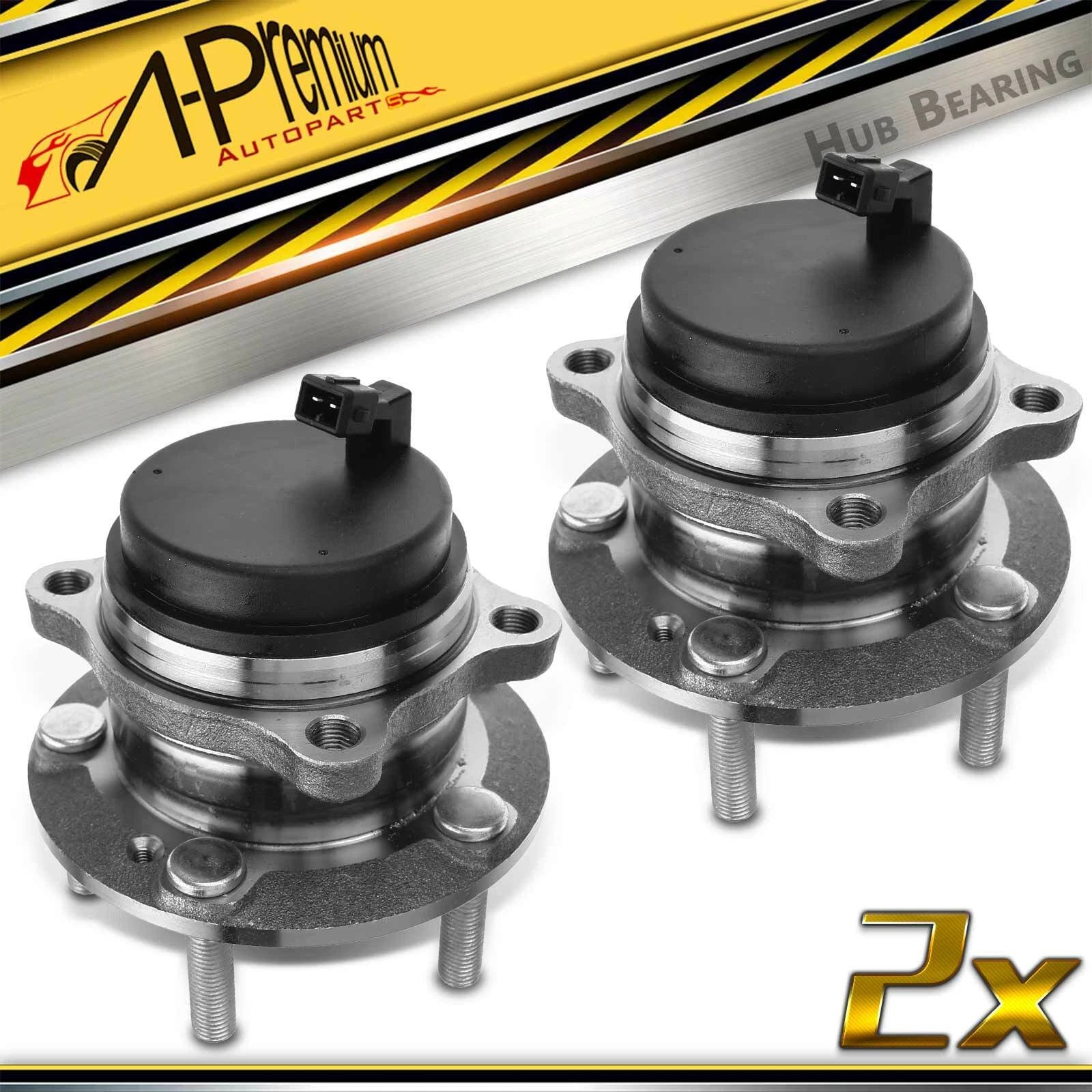 2X Rear Wheel Hub & Bearing Assembly with ABS for Kia Sorento (2011–2015)