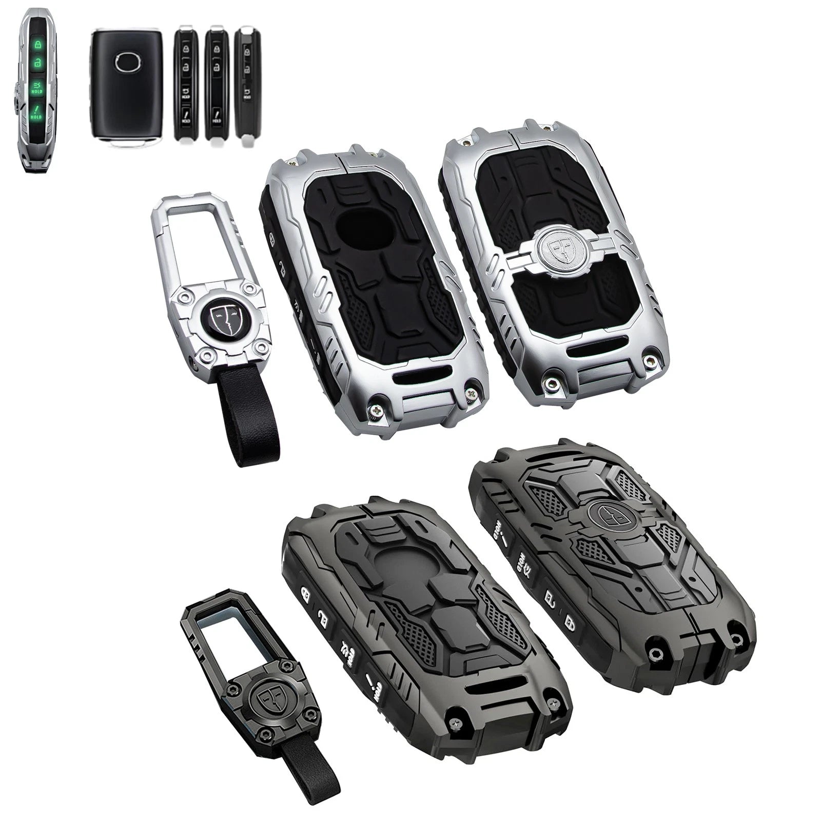 Heavy Duty Key Fob Case Protector for Mazda 3 6 CX-5 CX-9 CX-30 (2019–2024)