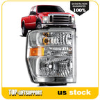 Right Side Headlight Assembly for Ford E-Series Econoline Van (2008–2014)