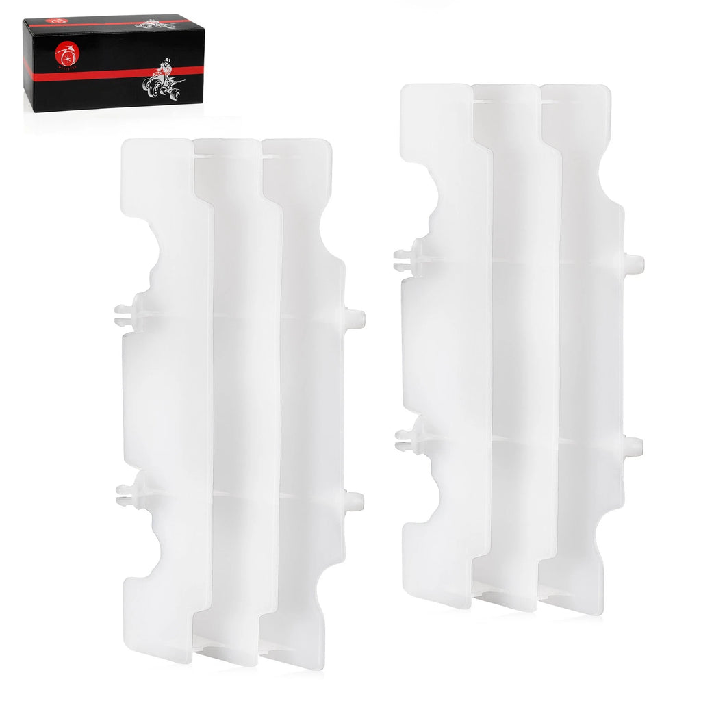 2X Radiator Louver Guard for Honda CR125R (1992–1997) - White