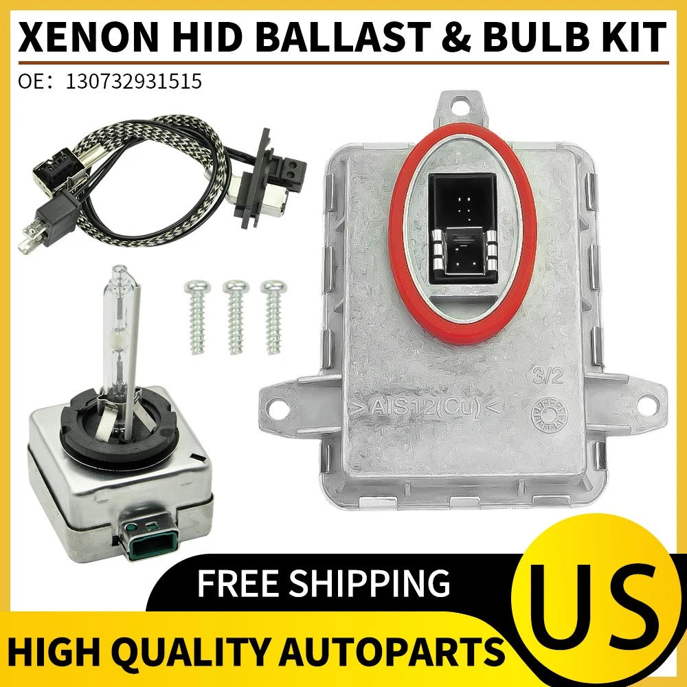 HID Xenon Headlight Ballast & Bulb for Mercedes Benz CLA250 CLA45 AMG (2014–2015)