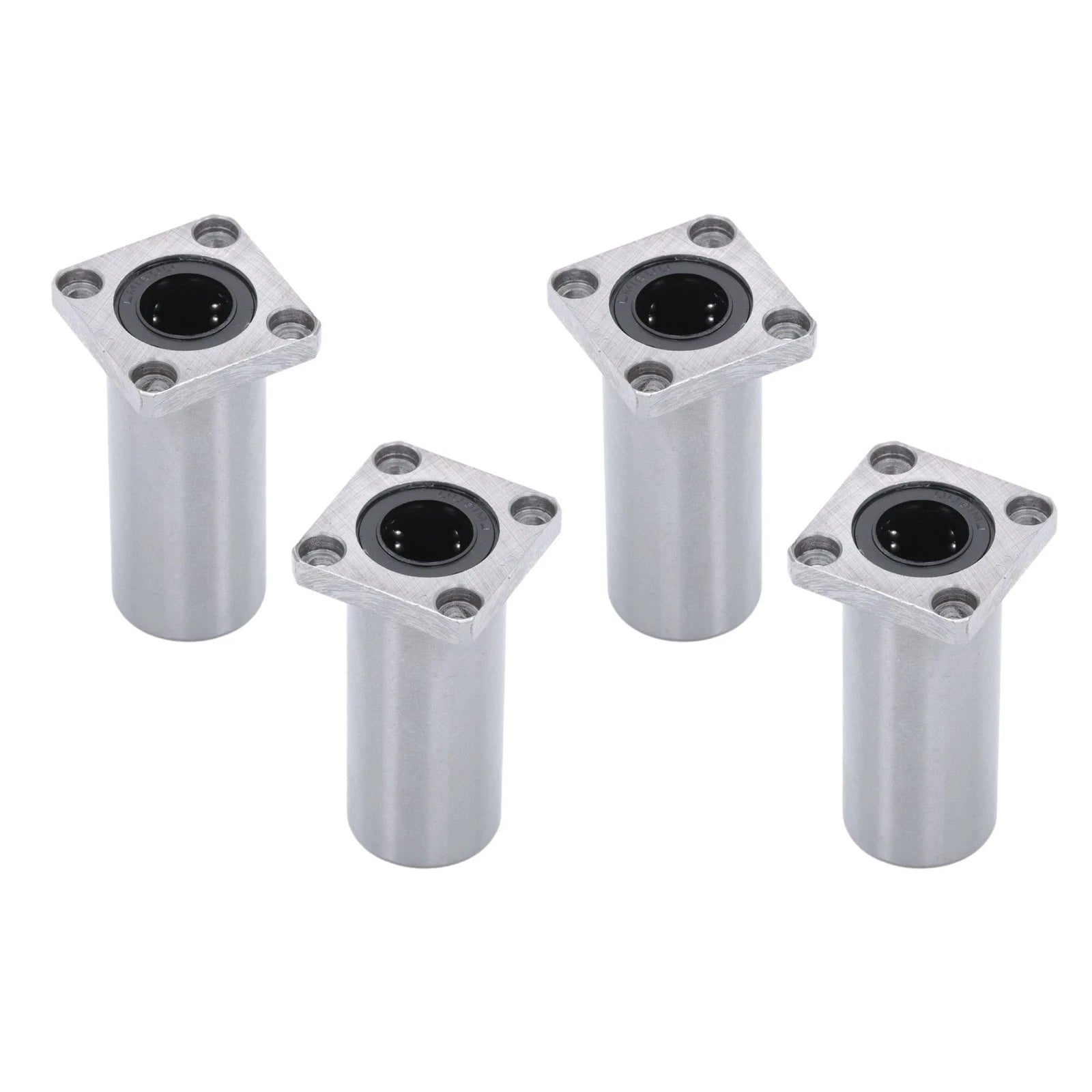 Set of 4 Square Linear Bearings for LMK16UU (16mm Bore)