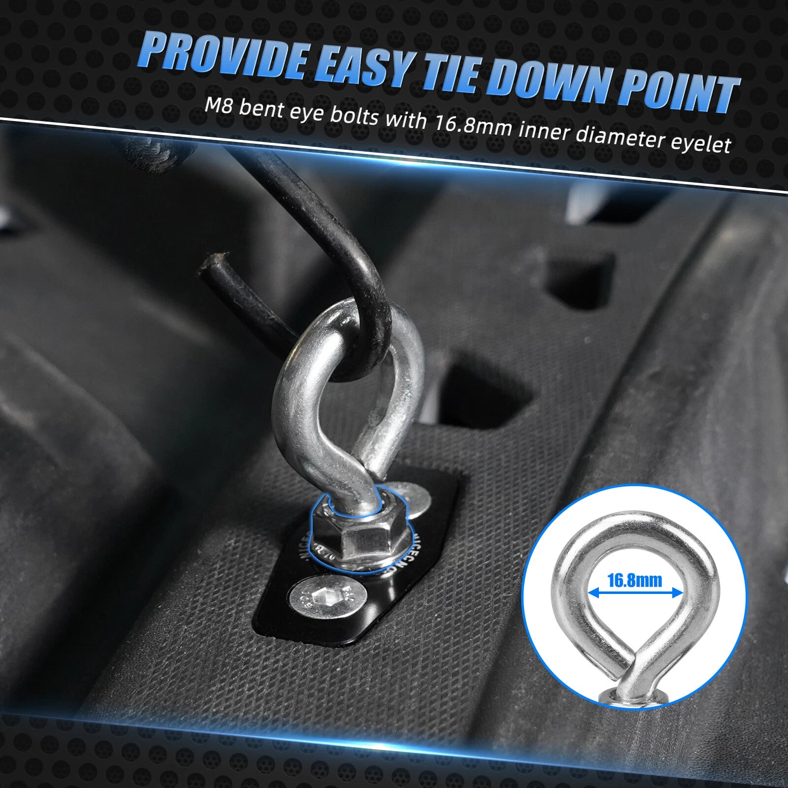 2X Lock Tie Down Anchors for Can-Am X3 Maverick (2017–2021)