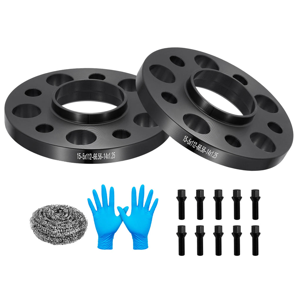2X 15mm Wheel Spacer for BMW 760Li, Mini Cooper (YYYY–YYYY)