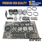 V1502 Engine Overhaul Rebuild Kit for Kubota RX3600 L2050DT L235DT