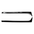Black Rear Window Side Spoiler Canard Splitter Trim for VW Polo (11-17)