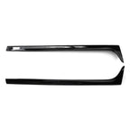 Black Rear Window Side Spoiler Canard Splitter Trim for VW Polo (11-17)