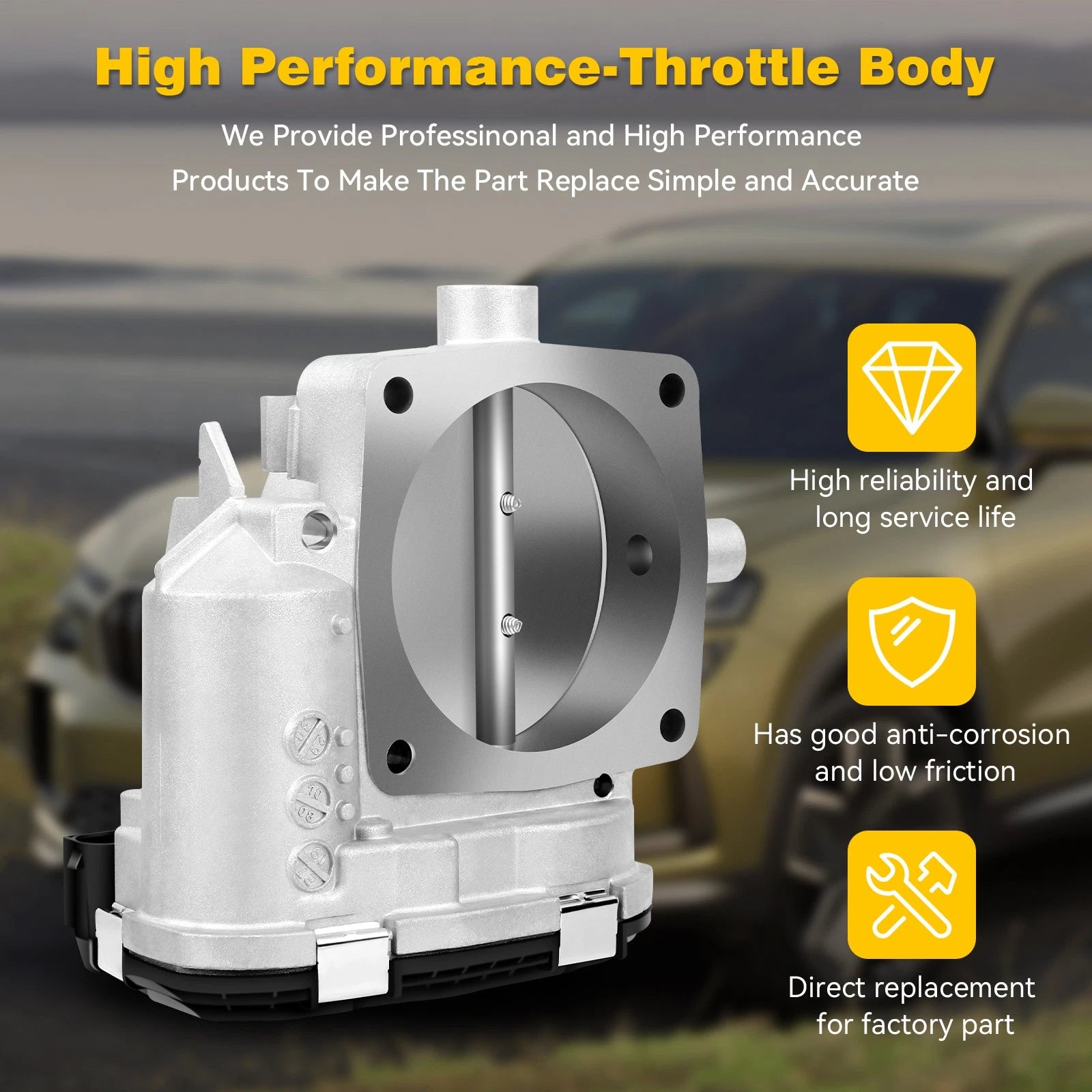 Throttle Body for Mercedes-Benz E350 (2006–2011)