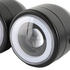 Twin Headlight for Universal Motorcycle (Black)