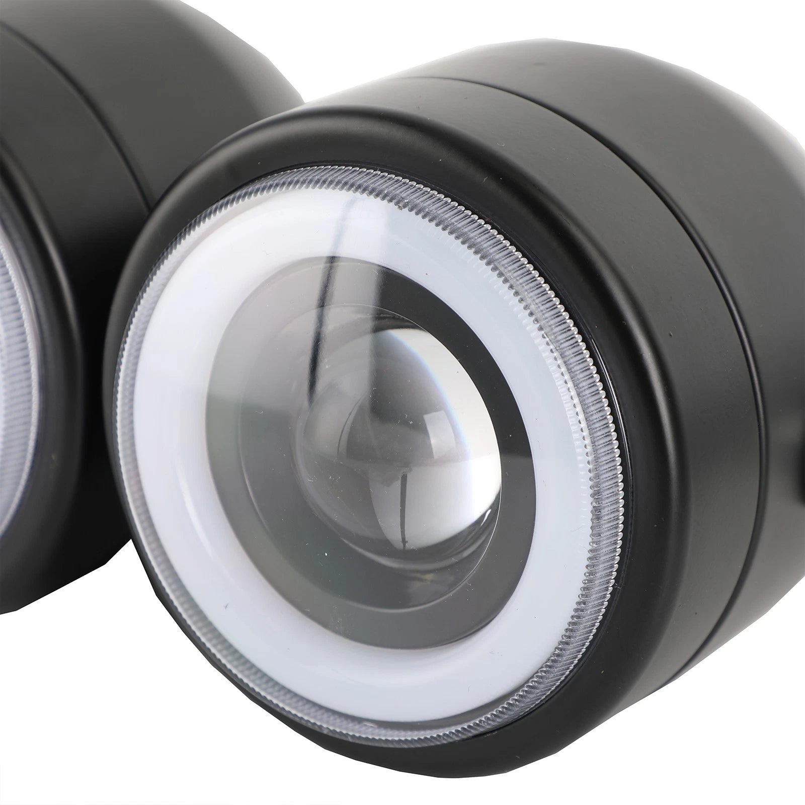 Twin Headlight for Universal Motorcycle (Black)