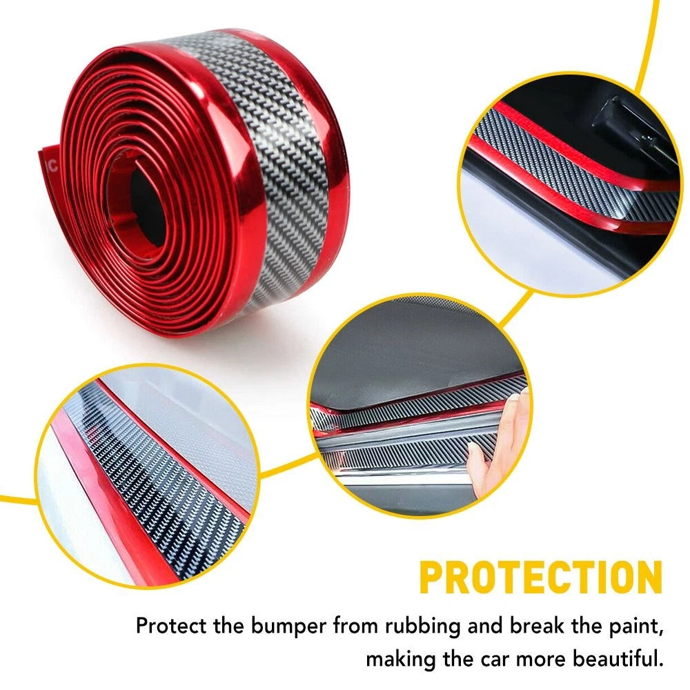 Carbon Fiber Door Sill Plate Scuff Cover for Make Model 