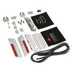 Hard Saddlebags Hardware Latch Hinge Lock Kit for Harley Touring Glide (1993–2013)