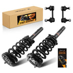 Set of 4 Front Struts w/ Sway Bar End Links for Honda Accord (1998–2002) Acura TL CL