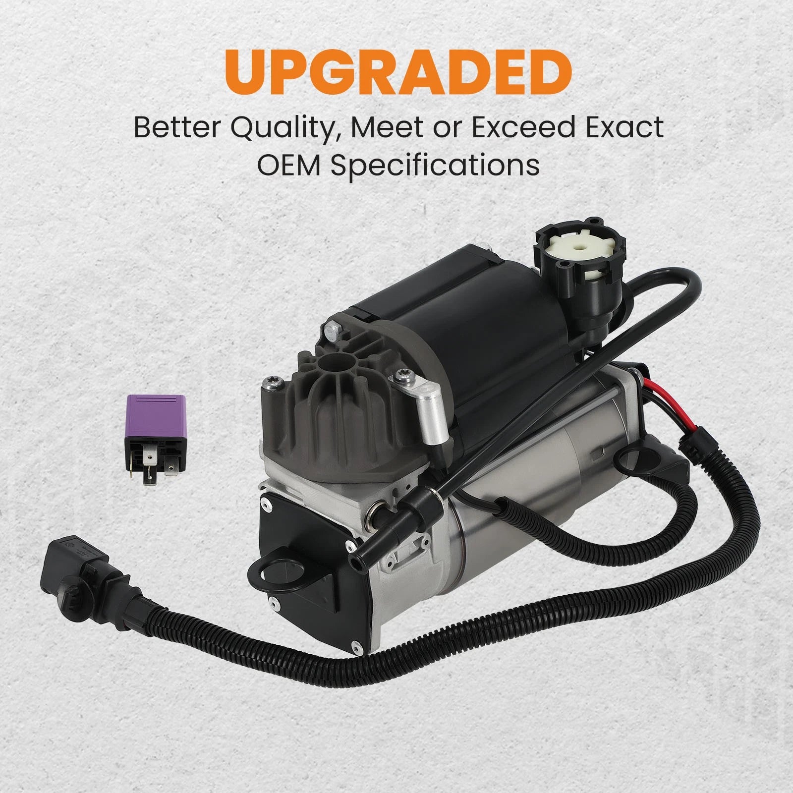 Air Suspension Compressor Pump for Audi A6 C5 Allroad Quattro (1998–2005) 4Z7616007A