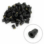 Set of 100 Rubber Well Nuts for Windscreen & Fairing (10-32 M5)