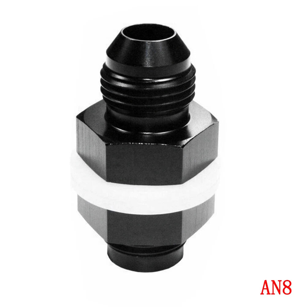 AN8 Flare Fuel Cell Bulkhead Fitting for
