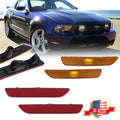 Set of 4 OE-Style Front & Rear Side Marker Lights for Ford Mustang (2010–2014)