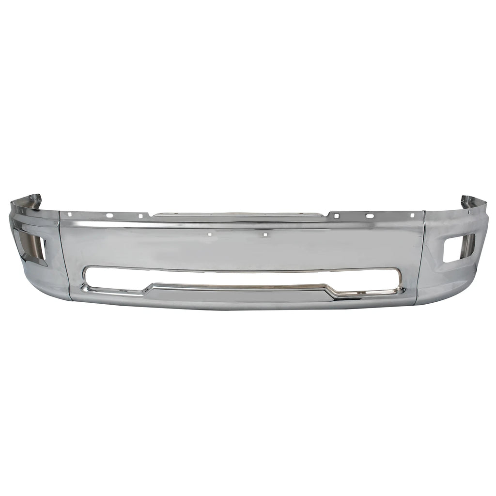 Front Bumper Face Bar for Dodge RAM 1500 (2009–2012) Chrome Steel w/Fog Light Hole