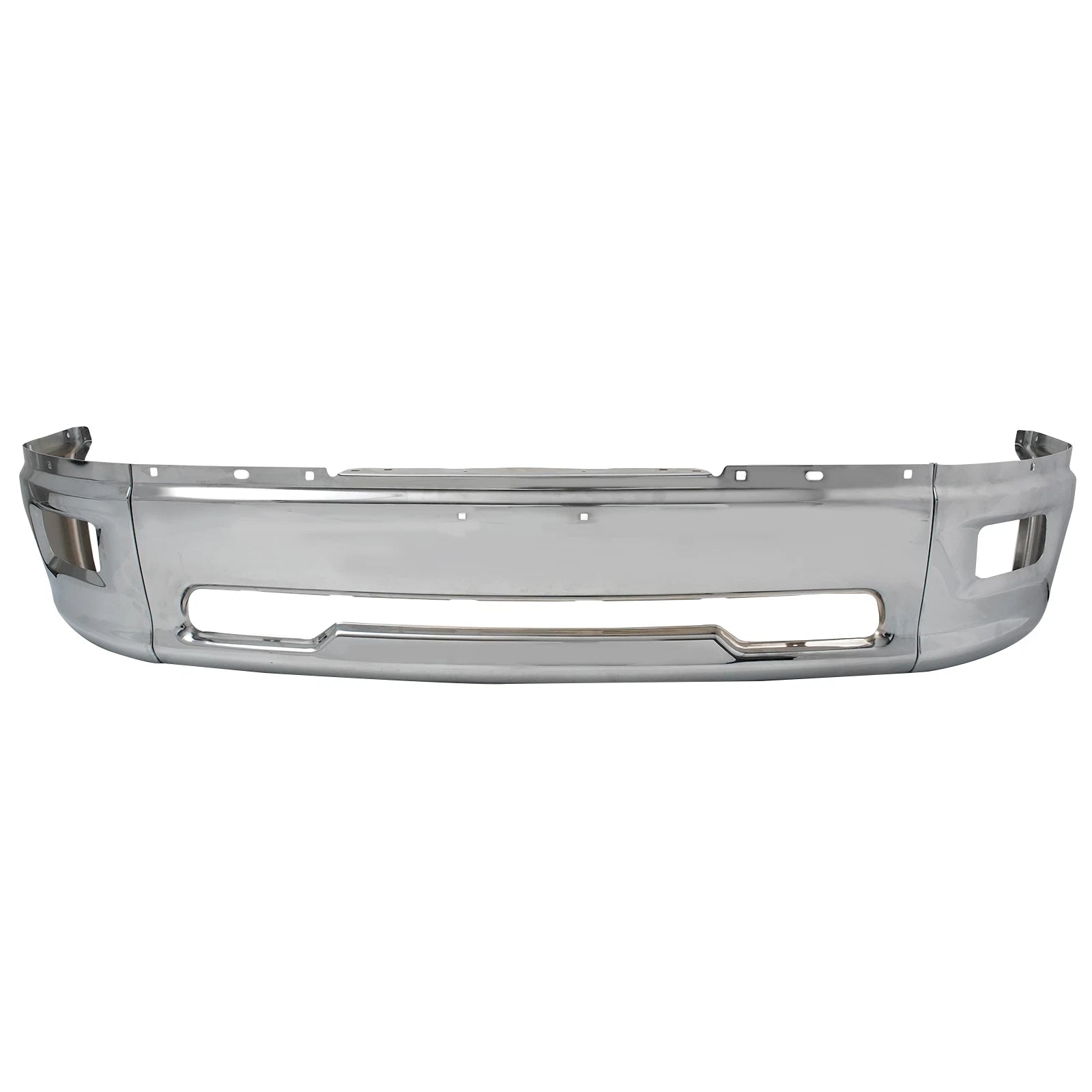 Front Bumper Face Bar for Dodge RAM 1500 (2009–2012) Chrome Steel w/Fog Light Hole