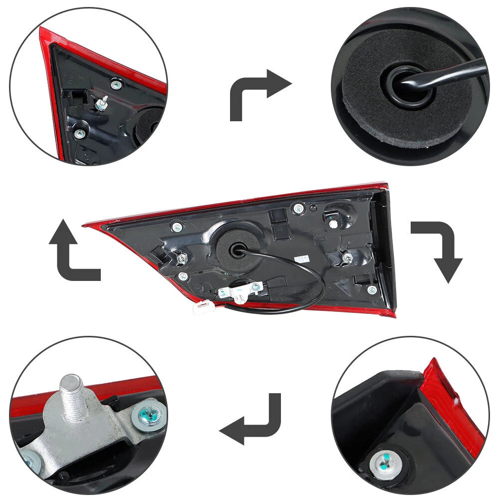 Left Driver Side Tail Light for Mitsubishi Outlander (2016–2020)