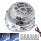 Chrome Yellow Sequential LED Engine Clutch Cover for Suzuki GSXR1300 (1999–2020)