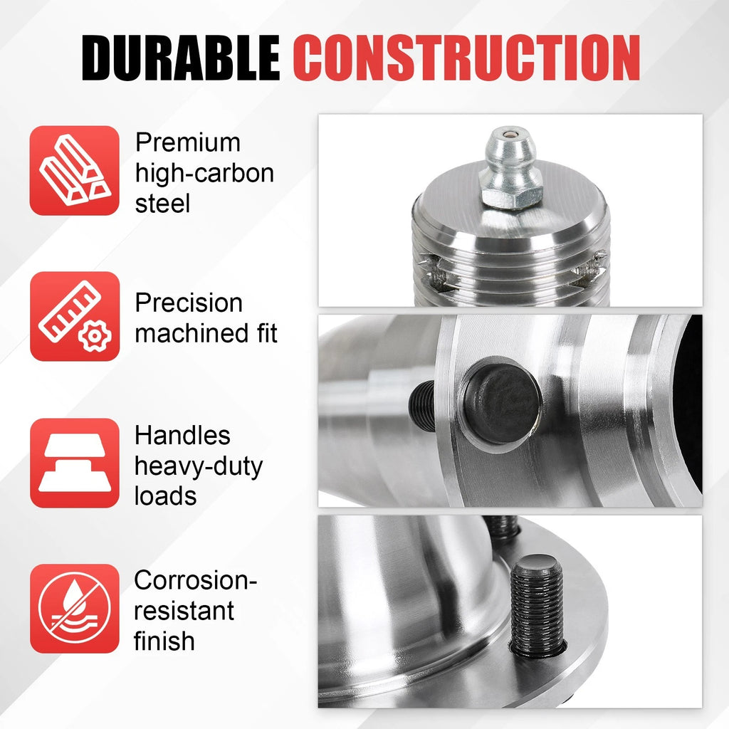 2 Pack Spindle for E-Z Lube Trailer Axle (5200-7000 lbs)