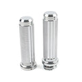 Chrome Handlebar Hand Grips for Harley Heritage Softail Dyna