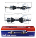 Set of 2 Front CV Axle Shafts for Mazda B3000, Ford Ranger (1998–2009)