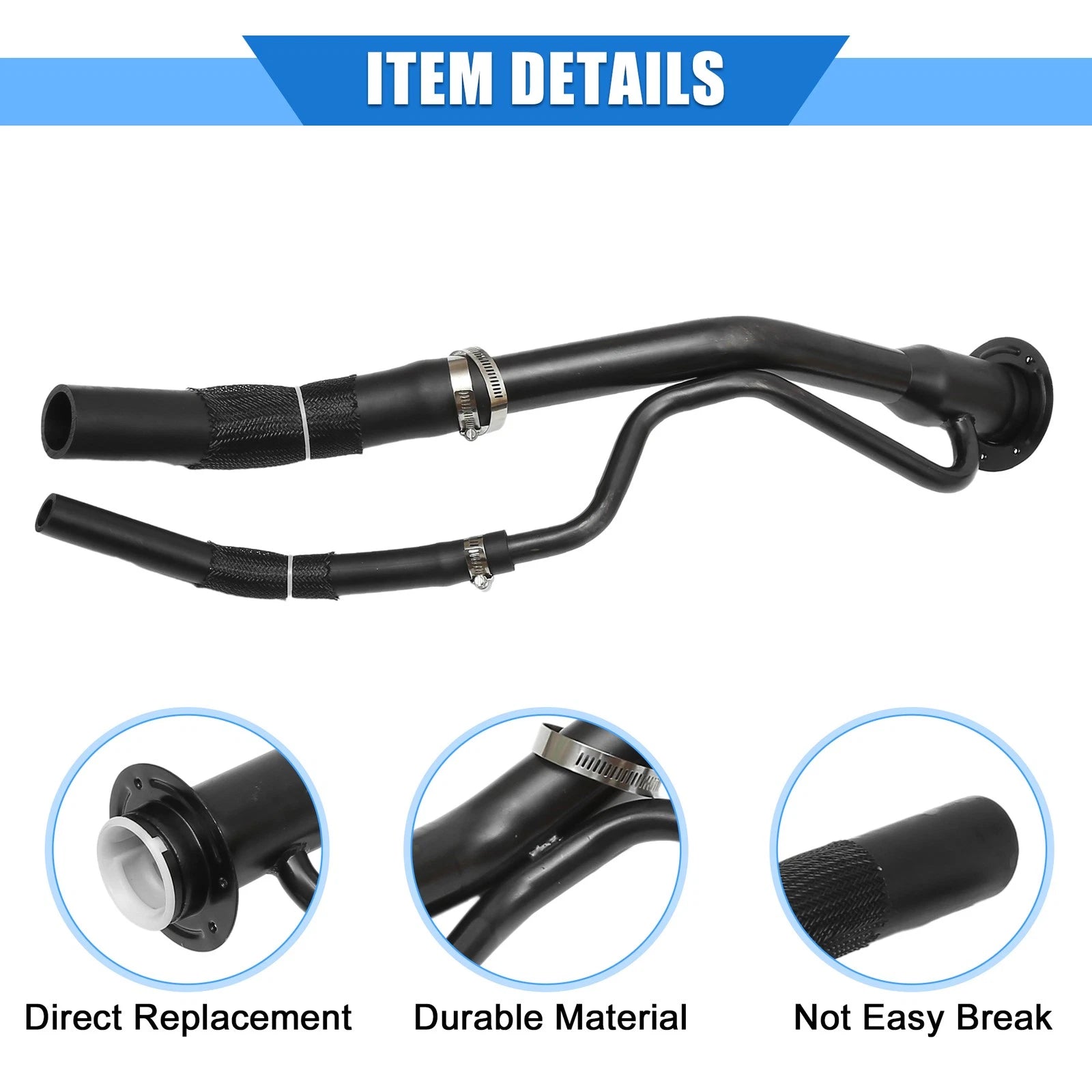 Fuel Filler Neck Pipe Hose for Ford F-150 (1997–1998)