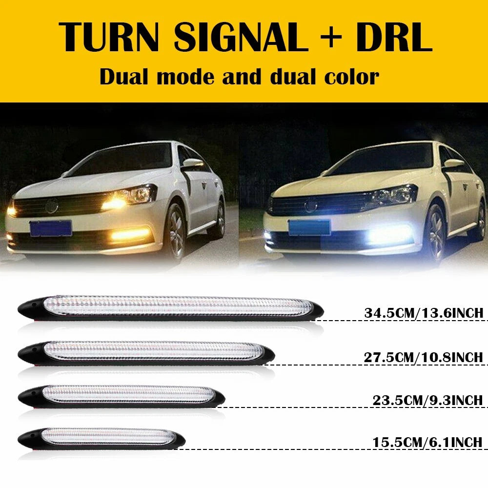 2X Sequential LED Daytime Running Light for Make Model (YYYY–YYYY)