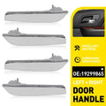 4X Silver Interior Door Handle for Cadillac Escalade GMC Sierra (2007–2014)