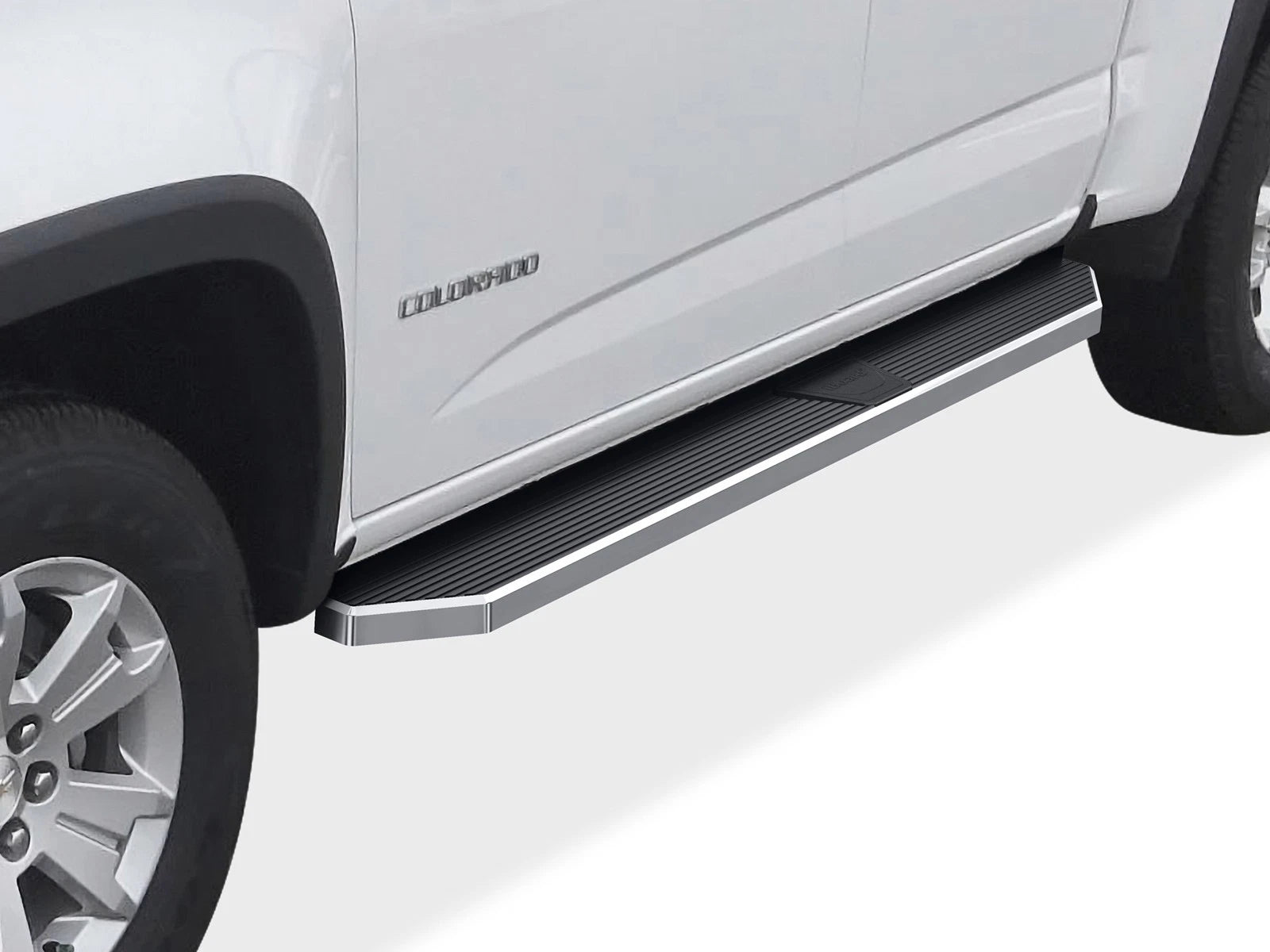 Set of 2 Polished 6" Side Steps for Chevy Colorado GMC Canyon (2015–2026)