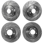 Set of 4 Brake Disc Rotors for Kia Optima Hyundai Sonata