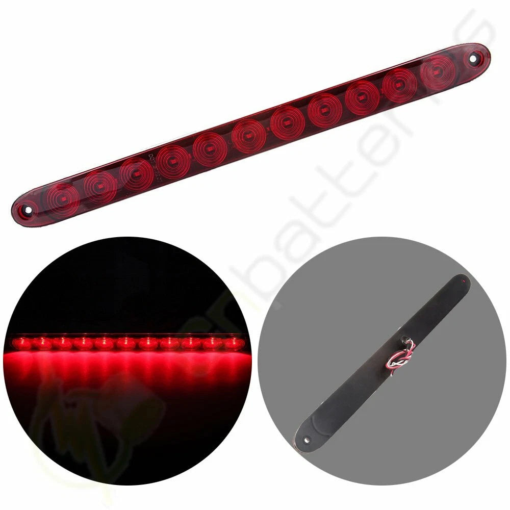 LED Stop Brake Turn Signal Light Bar for Truck Trailer RV Car (15")