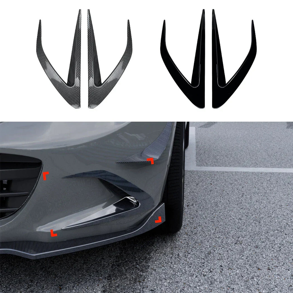 Front Bumper Side Vent Canards Splitter for Mazda MX-5 Miata ND (2016–2024)